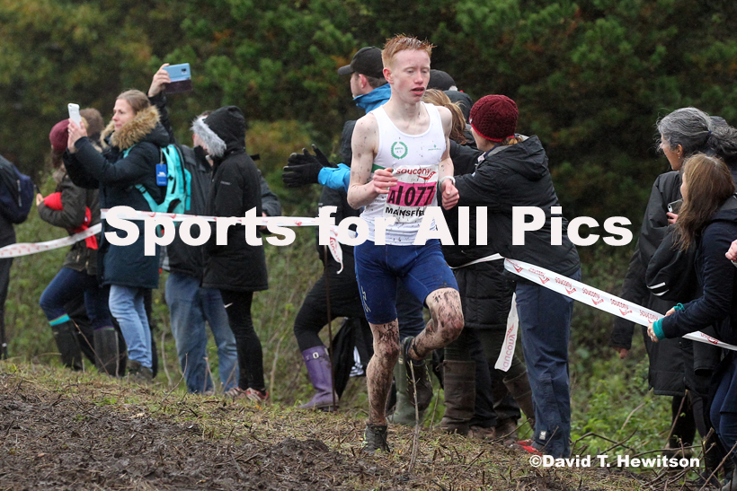Boys under-15s, National Cross Country Relay Champs., Berry Hill Park, Mansfield.  Photo: David T. Hewitson/Sports for All Pics